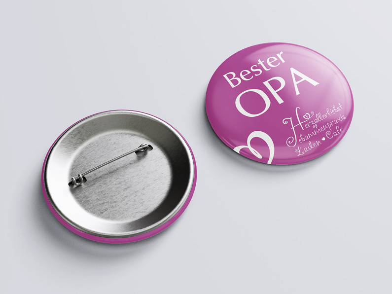 Button Opa für die Hebammenpraxis